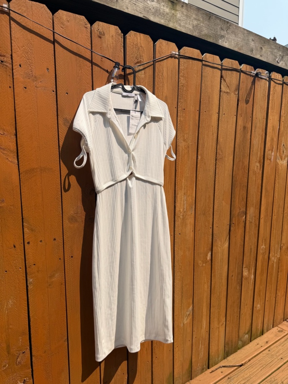 NWT - Helmut Lang Cut Out Cardigan Midi Dress - Picture 2 of 5